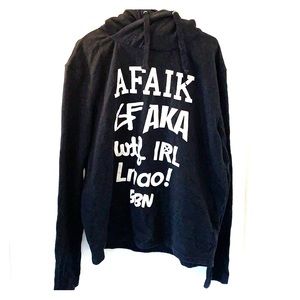 Stylish H&M men hoodie with writing